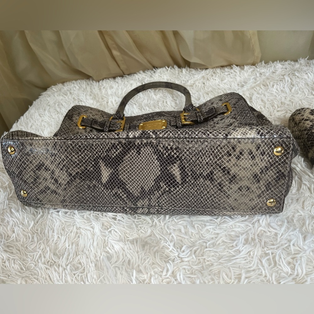 Michael Kors Hamilton Large Python Sectional Bag - image 7